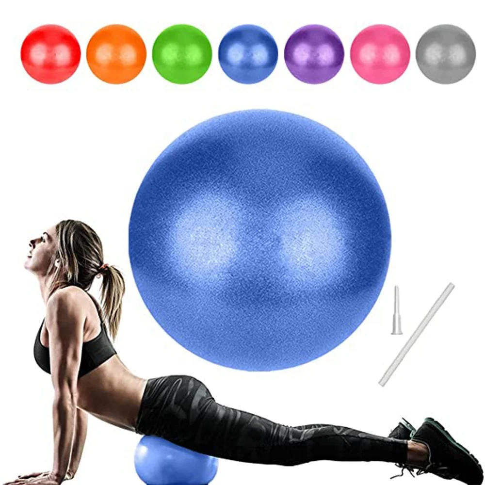 2023 Custom Logo Anti Burst Big Core Pilates Wholesale Exercise Fitness Gym 25cm PVC Yoga Ball