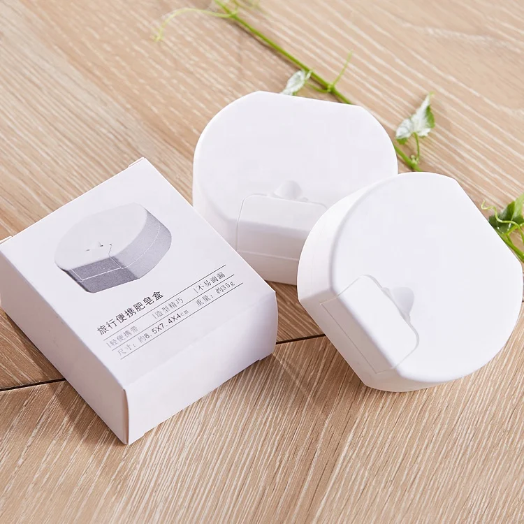 Customized  white portable   packaging travel soap box