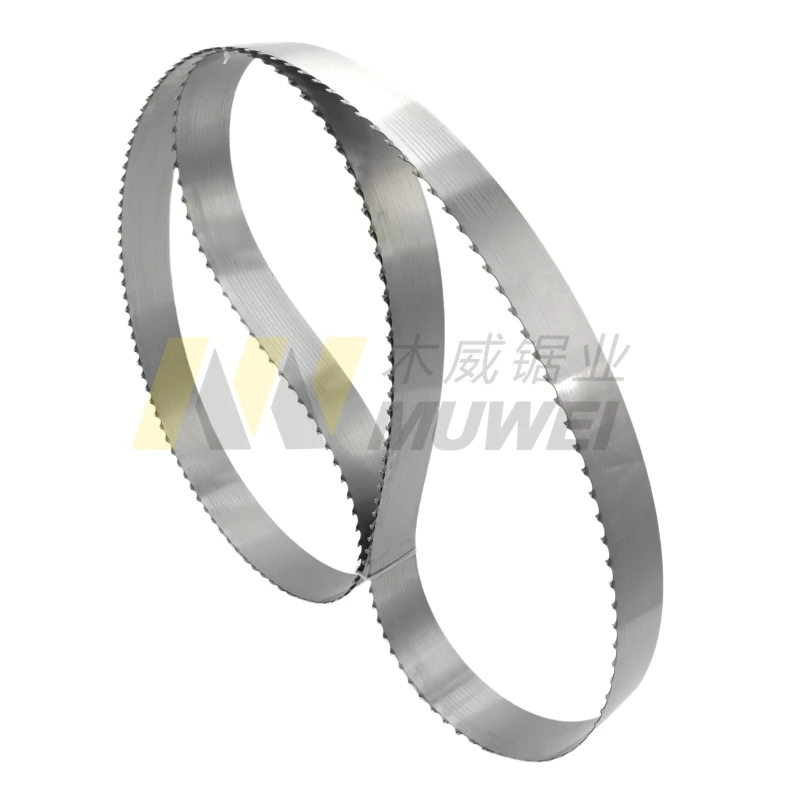 Size Customized Horizontal And Vertical Stellite Band Saw Blade For Sawmill Woodworking