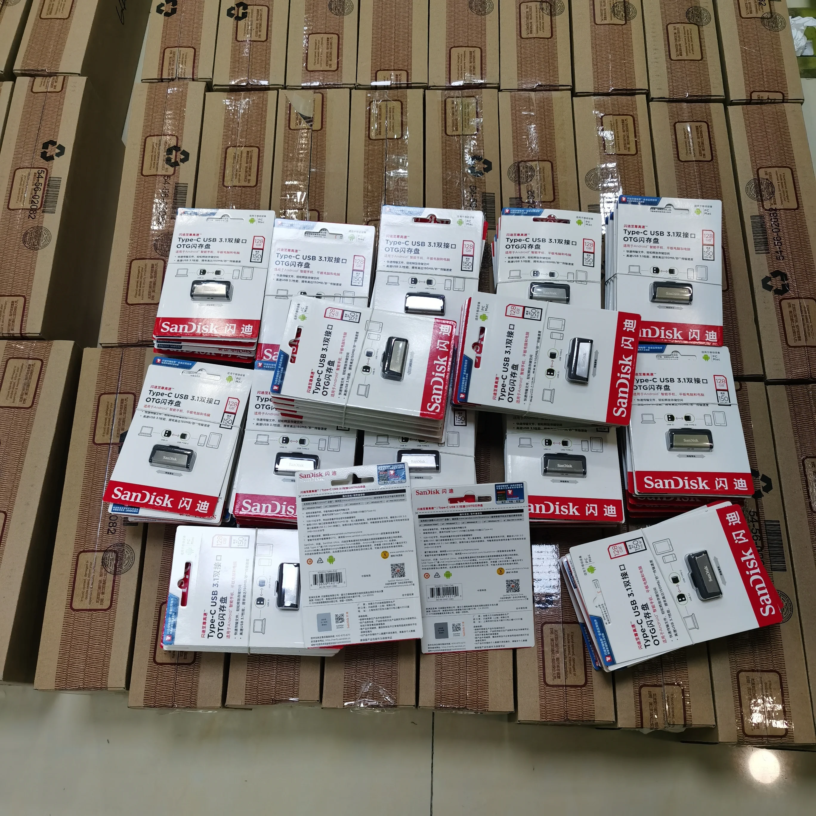  Оптовая продажа двойной флеш-накопитель SanDisk Ultra Dual Drive SDDDC2 usb 64гб 128GB USB 3 1 Type-C флэш-накопитель 16 гб оперативной памяти 32 встроенной