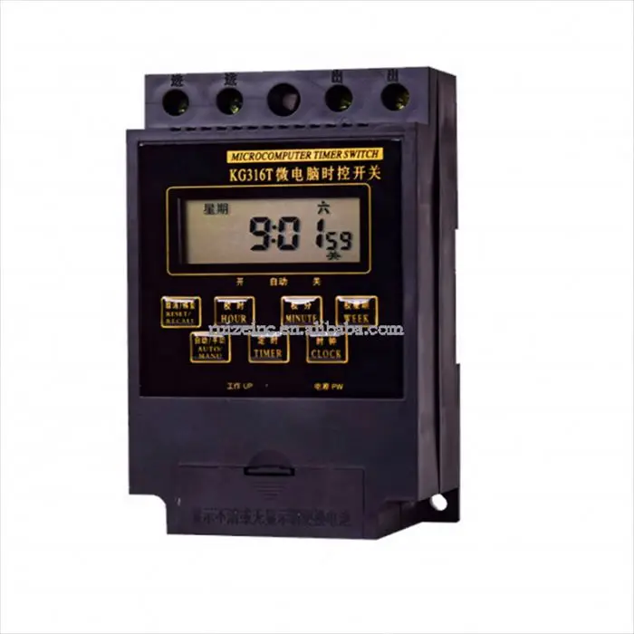 Manufacturer Microcomputer time control switch Power timer KG316T automatic intelligent switch Street light time switch