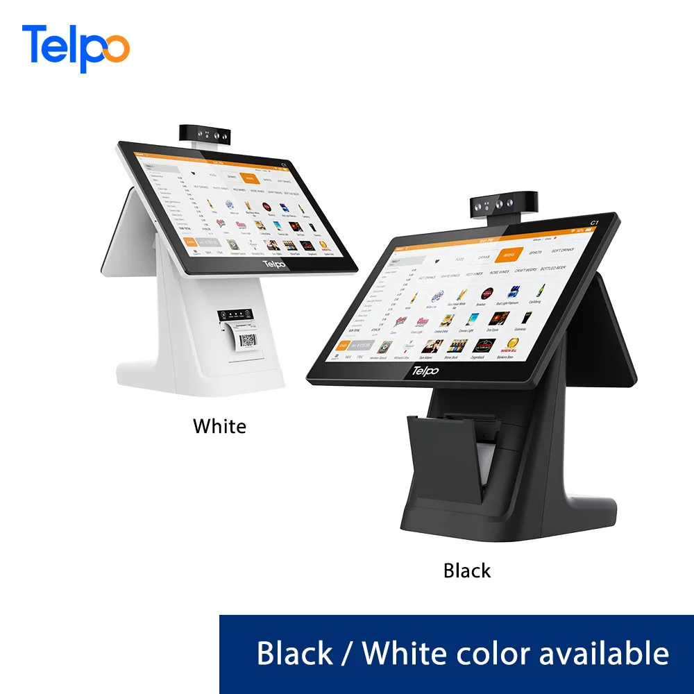Telpo C1 Cash Register with Inbuilt 80mm Printer Can Integrate QR Code Scanner
