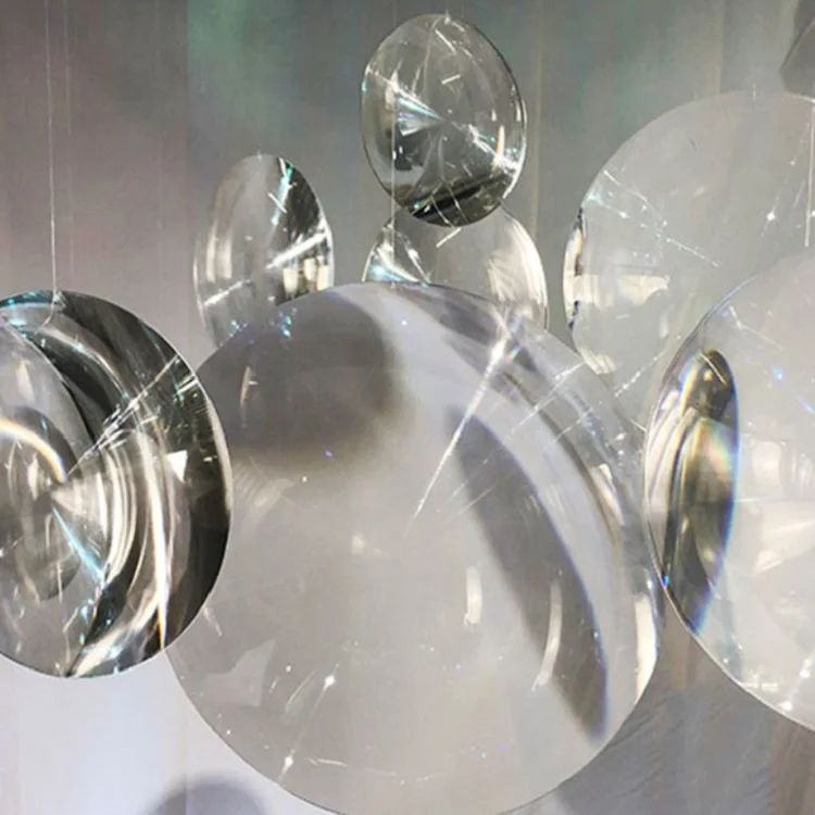 2021 latest Transparent hanging magic mirror for event Decoration, stage decoration and ceiling decoration