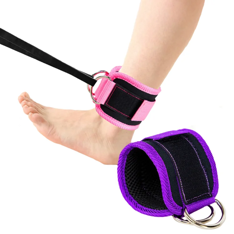 Custom Fitness Padded Gym Wholesale Ankle Straps For Cable Machines
