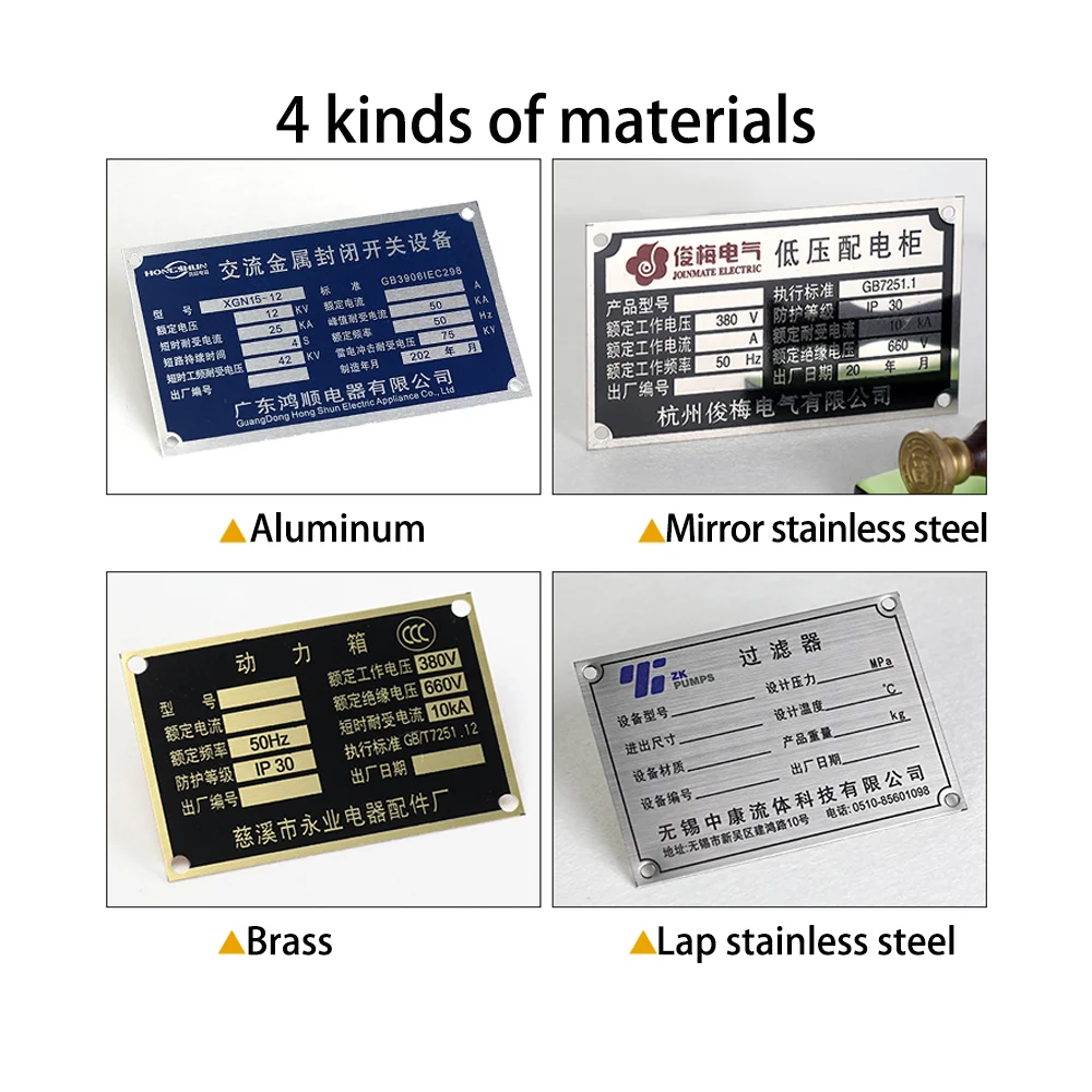 custom engraved brand logo sew metal labels tag brass tags thickness standard blank metal brass id custom metal hem tags 3d