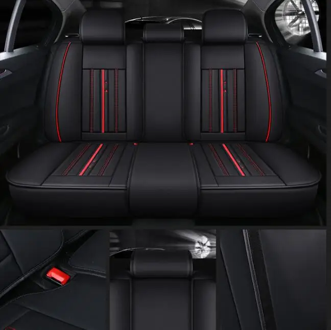 New arrivals hot sale 5D universal synthetic leather fashion car seat cover five seats