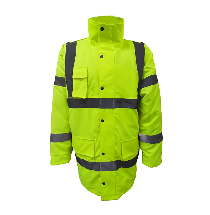 Reflective Road Safety High Visibility Jacket For Construction With Multiple Pockets Reflector Jackets
