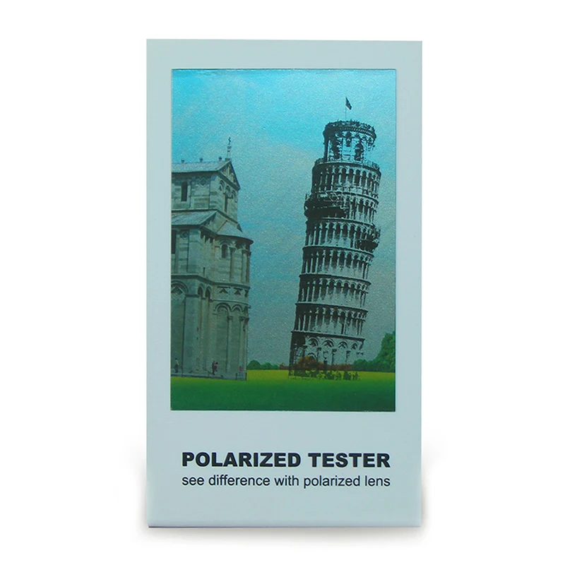 Custom Polarized Sunglasses Lens Test Cards Accept Small  1000pcs fashion PVC&POLARIZER  Customized Logo
