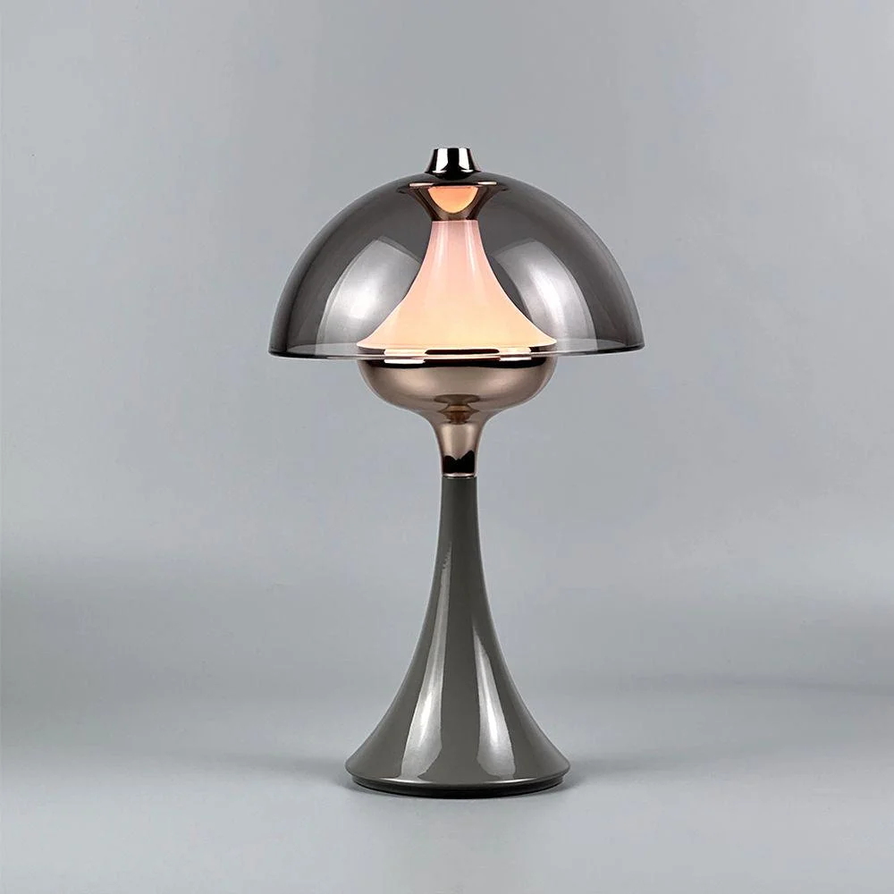 Modern High-Capacity Battery Cordless Rechargeable Table Lamp Bedside Bedroom Decoration Light Table Lamp Restaurant