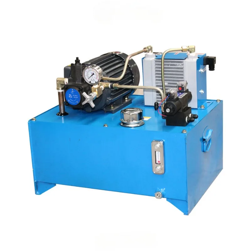 Machine tool chuck hydraulic pump station 7MP low noise assembly small VP vane pump