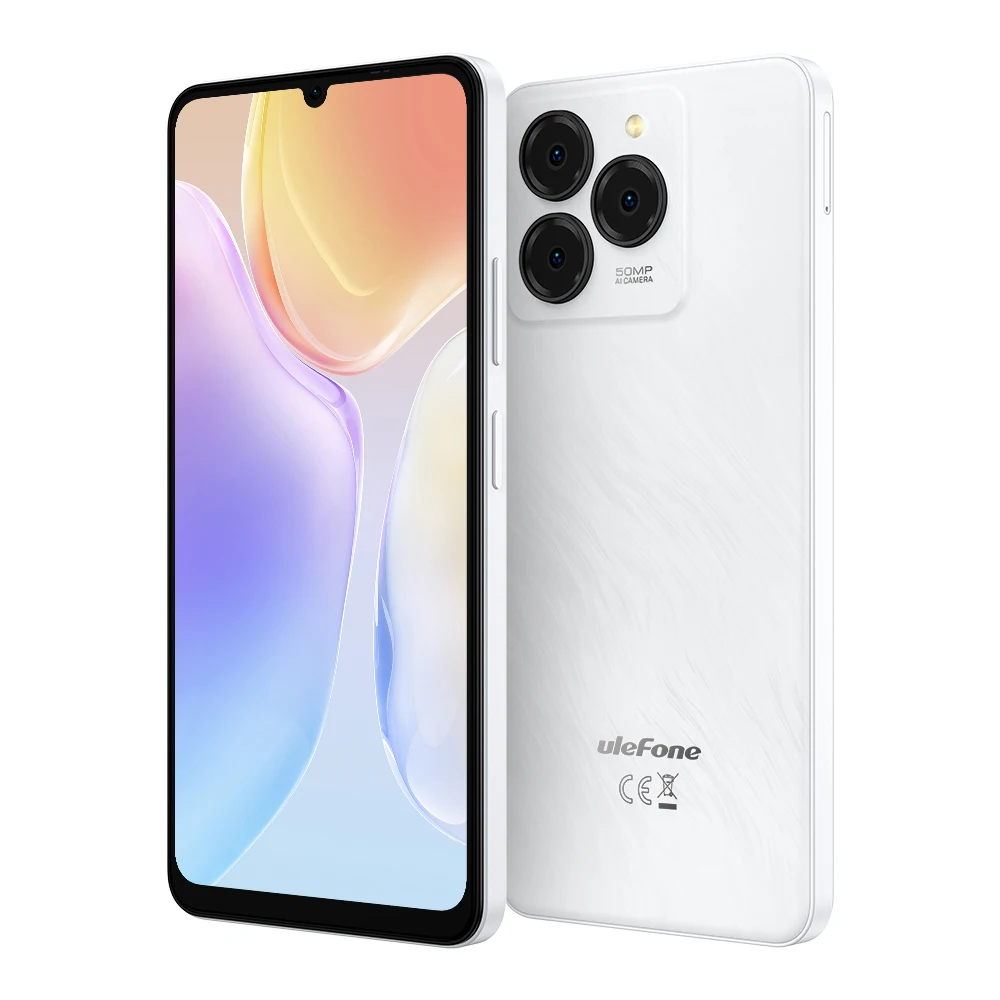Ulefone Note 20 Pro смартфон 4G 4 + 256 ГБ Android 14 6 75 дюймов глобальное лицо разблокированный отпечаток пальца 6000 мАч 90 Гц дисплей телефона