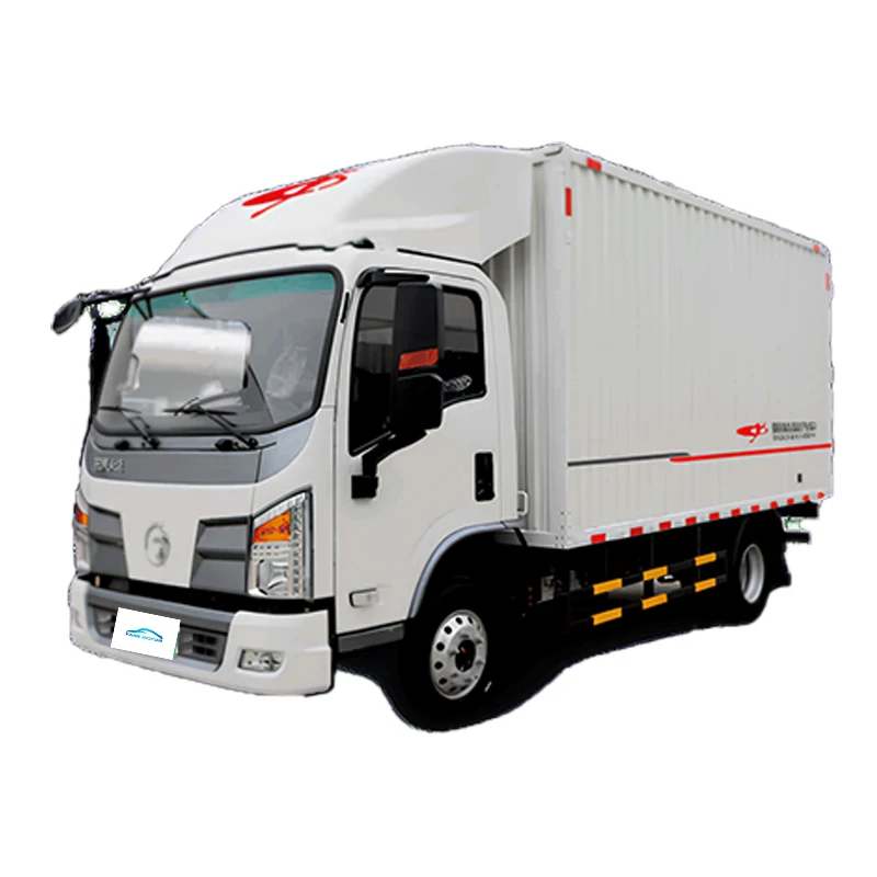 Left Hand Chinese 4x2 Diesel 140Hp Automatic Yuchai Light Box Cargo Truck 6 Tons For Sale