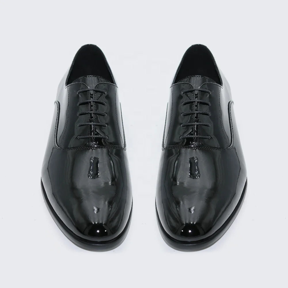 LANCI Wholesale Fashion Patent Leather Factory Italian Shoes Dress Shoes Mens Oxford Shoes Men