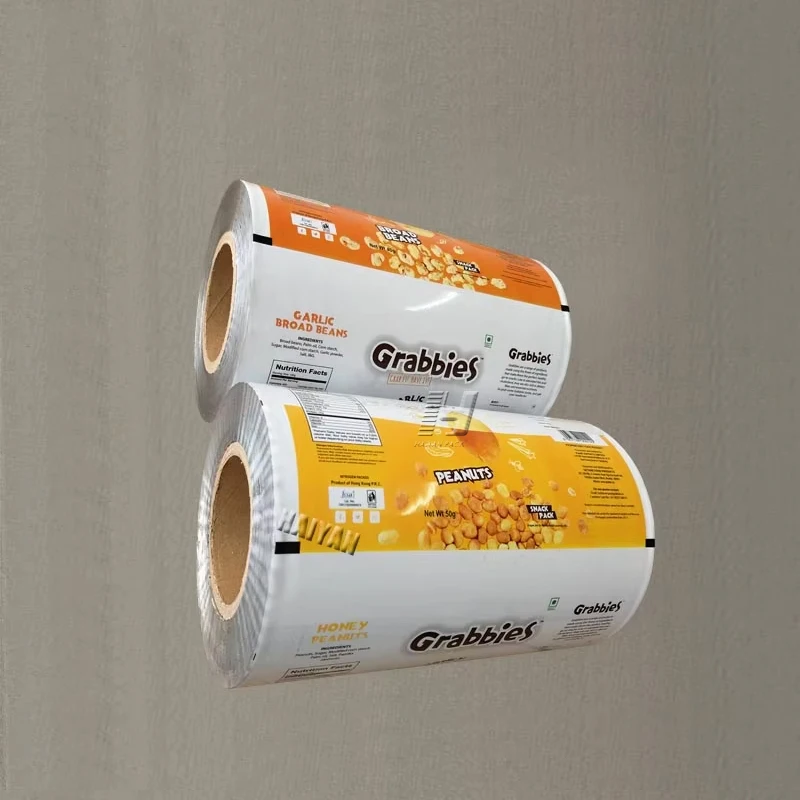 Matte FinIsh Custom Printed Coffee Packaging Polyester Film Roll High Barrier Plastic Coffee Bean Powder Wrapping Film