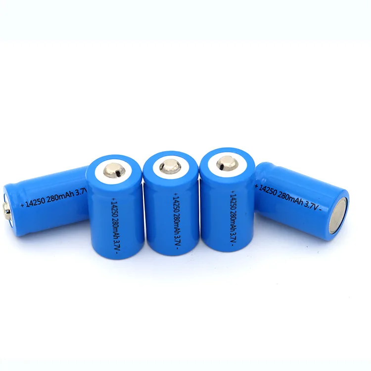 NCM 14250 3.7V 280mAH Cylindrical Rechargeable Lithium ion Battery Cells