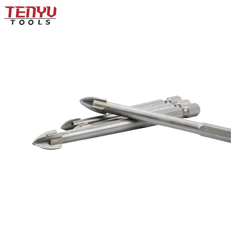6 mm Best Type of Drill Bit Piece for Travertine Ceramic Tile and Concrete Floor Tiles Glass & Ceramic Drill Bits