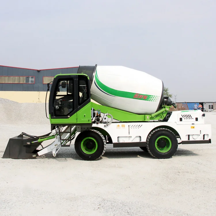 Simple Operation 4 Cubic Meters Mobile Self Loading Concrete Drum Mixer For Sale