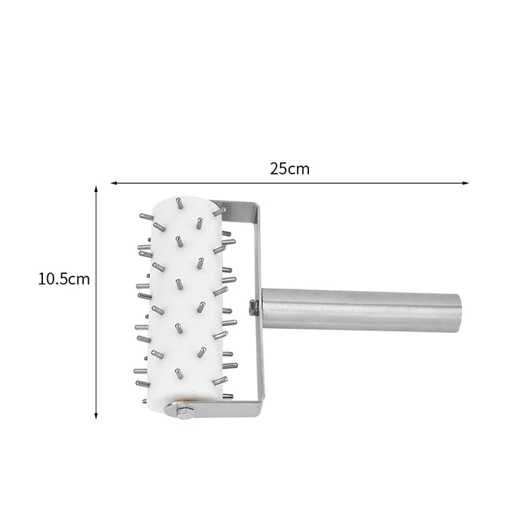 Professional Manual Dough Rolling Machine Pizza Dough Roller Docker Press