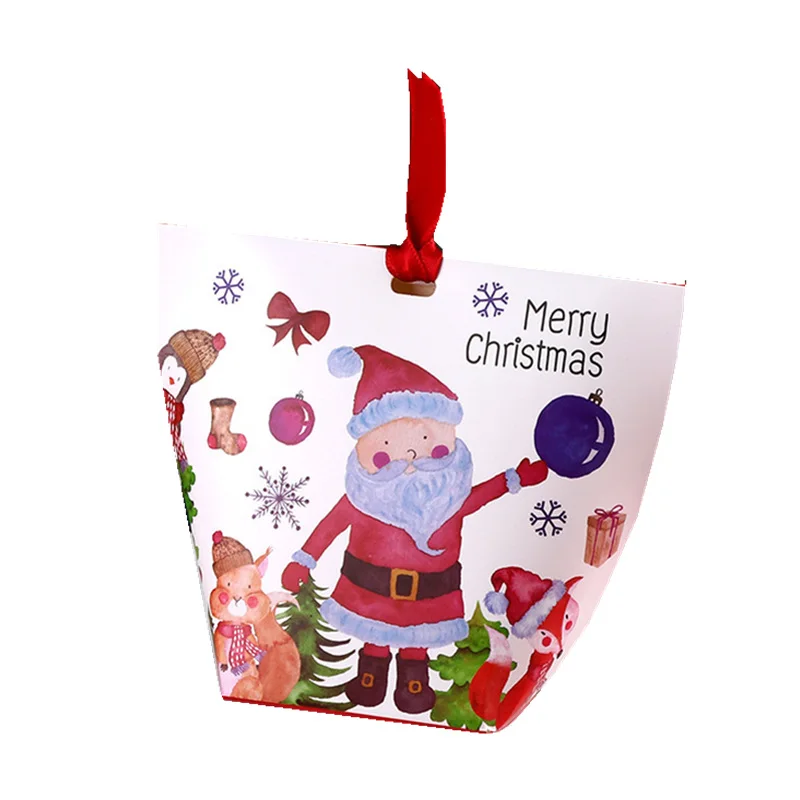 Factory Wholesale Creavive Design Cosmetic Cookie Gift Paper Bag christmas boxes Chocolate christmas box