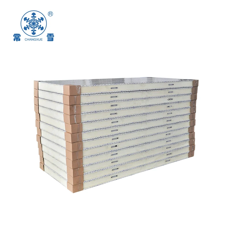 Insulation cold room wall panel pu sandwich for cold storage building
