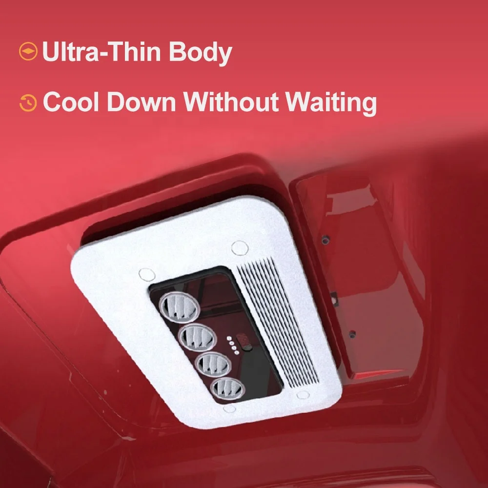 Gree Brand 7000Btu DC 24V Truck Ceiling Air Conditioner 12v24v Car Parking Air Conditioner for Cab Van Motorhome RV Caravan