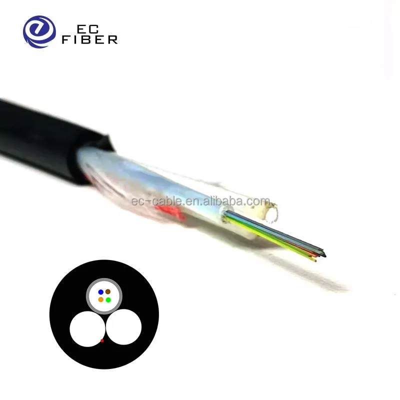 Наружный волоконно-оптический кабель Asu, воздушный небронированный волоконно-оптический кабель ADSS 2 4 6 8 12 24 ядра GYFTY mini ADSS, новый дизайн