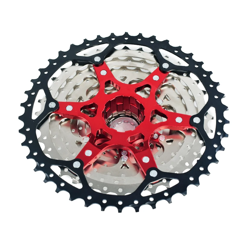 VG SPORTS 10 Speed 11-42T Mountain Bike Cassette Separate Freewheel Aluminum Bracket Sprocket Bicycle FreeWheel