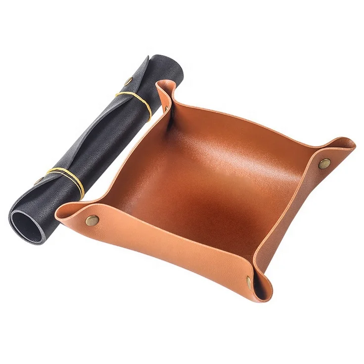 Portable Travelling PU Tobacco Rolling Tray Folding Smoking Tray Smoking Accessories