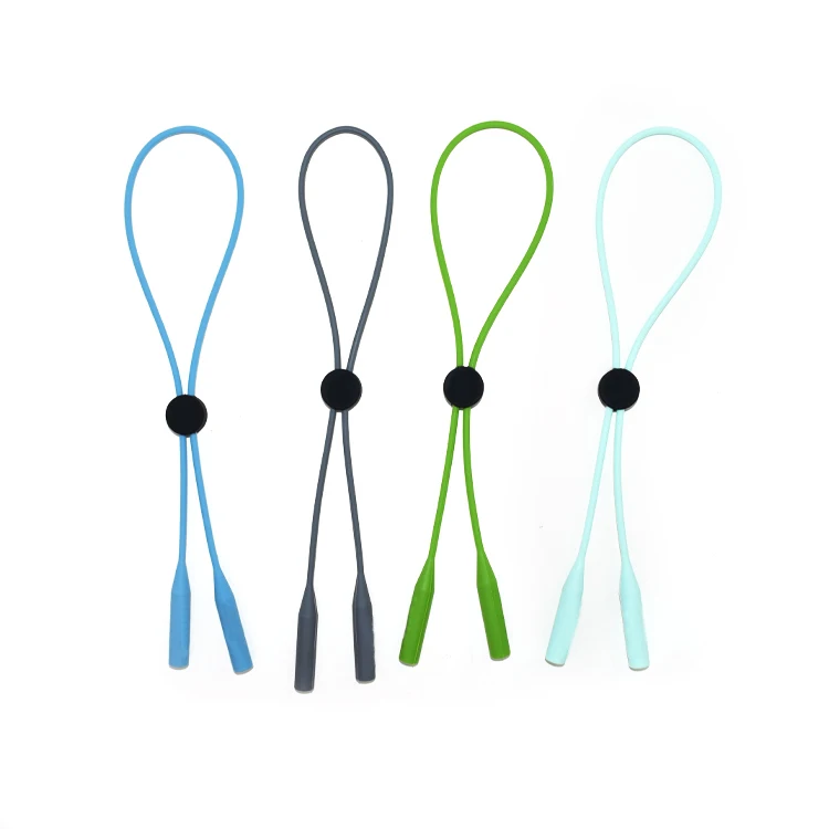 best seller High quality custom sports soft silicone elastic sunglasses cord accessories eyewear retainer strap
