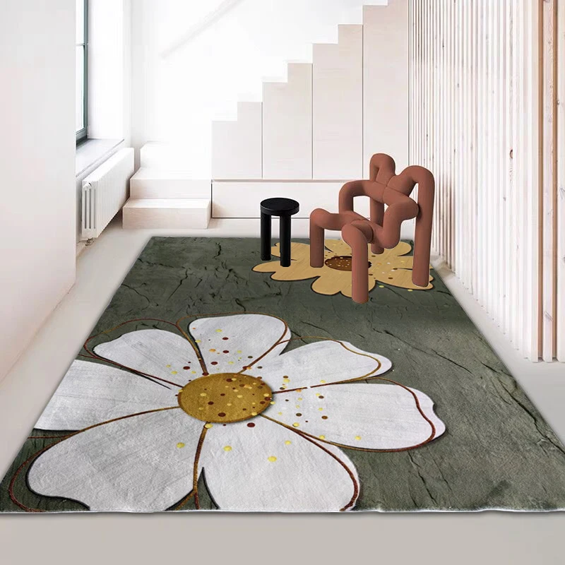 OEM Dropshipping Flooring Carpeting Modern Carpet Tufting Living Room Hand Tutfed Rug