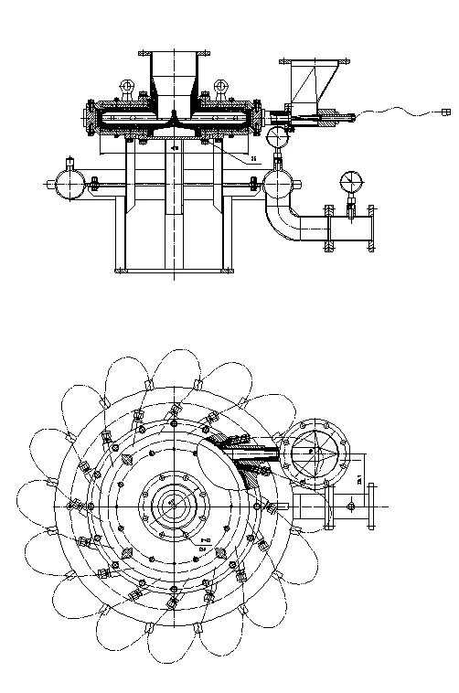 Rice husk powder mill water cooled grinder superfine grain powder pulverizer