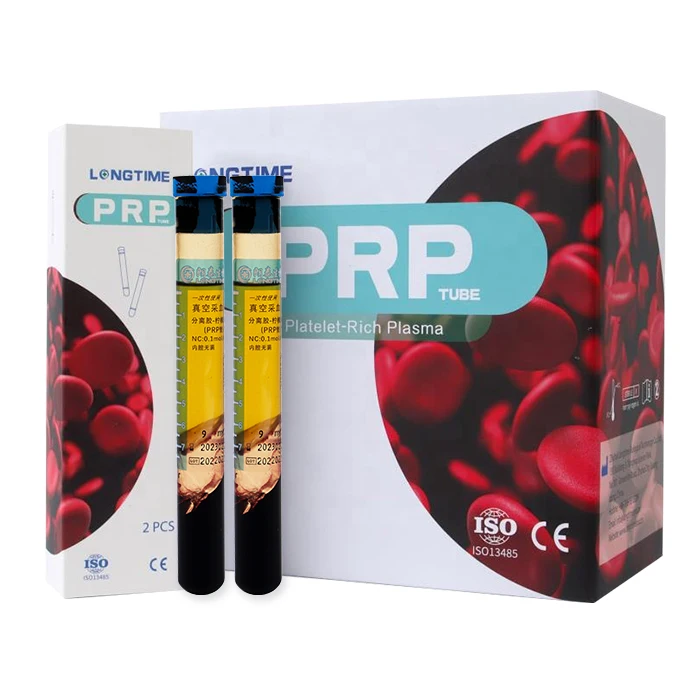 Longtime Medical Hospital 10ml PRP Tube Blood Plasma prp tubes