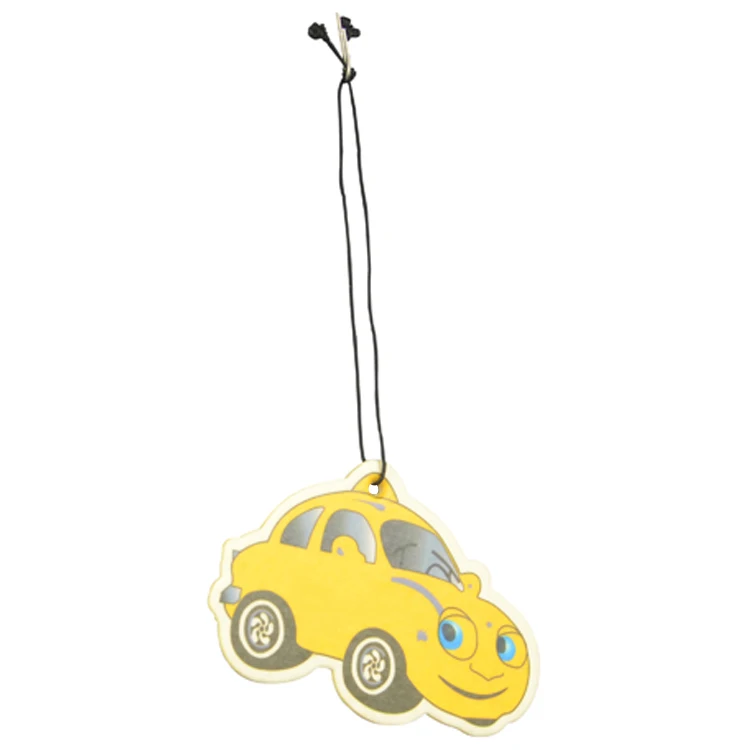 Custom Cute Promotional Car Shaped Paper Car Air Fresheners