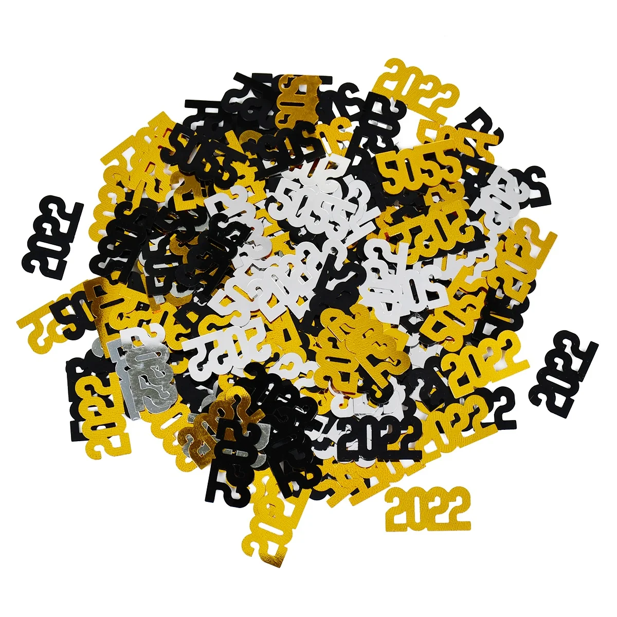 2022 New Product Gold Silver And Black Mix And Match Confetti Birthday Party Supplies Wedding Decorations Halloween Decoration