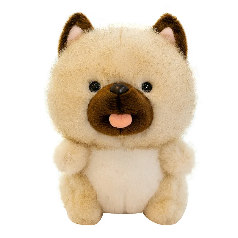 Cute Little Fat Dragon Stuffed Toy Comfortable Plush Dog Dinosaur Doll Super Soft Kids PP Cotton Washed Techniques Cross-Border