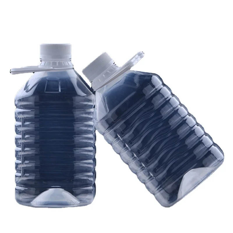 OEM ODM прозрачная пластиковая бутылка плоская квадратная 5L для домашнего соуса салата коммерческая кухонная с маслом пищевая упаковка