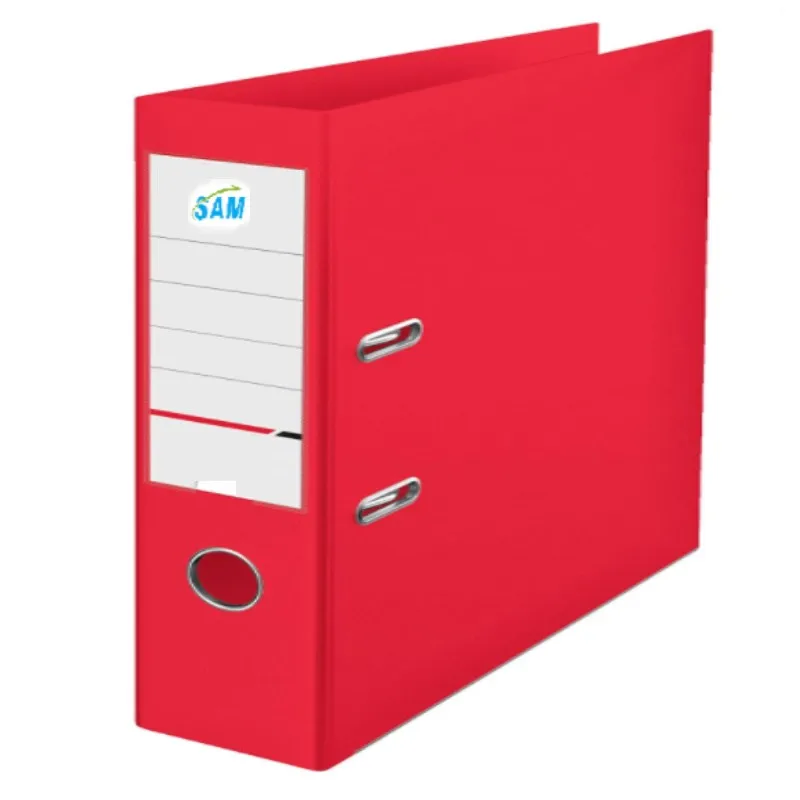 Hot Sale Black Project Folders Lever Arch File Folder A4 Plastic Paper Organizer Binder Wallet with Clip and Finger Grip Hole