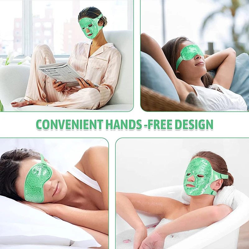 cooling beauty skin care gel hot cold compress cooler bag ice pack reusable ice pack for face