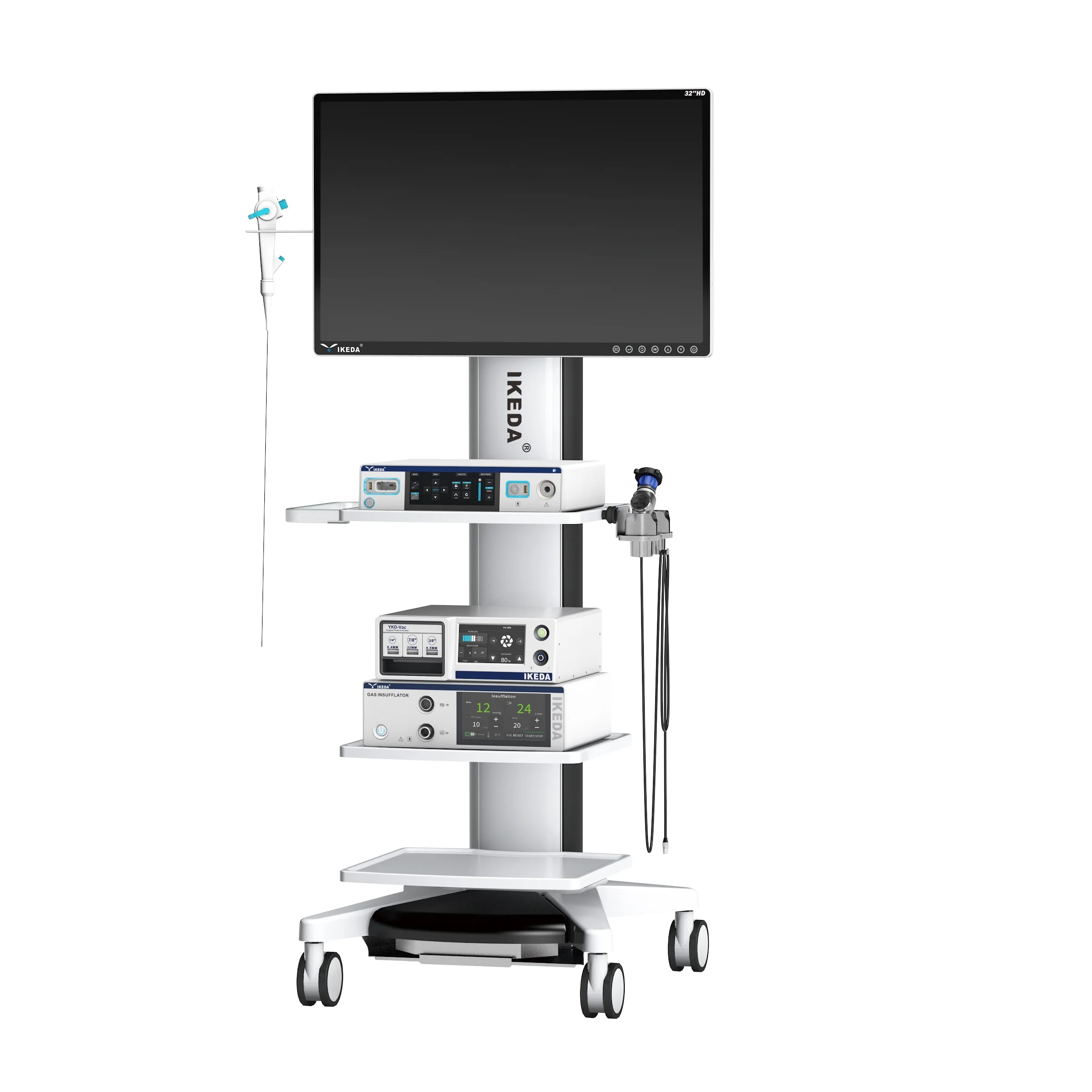 Veterinary Flexible Endoscope Fiber Ureteroscope Video Endoscope Tower Camara Endoscopio Fibroscope AKX-9685H