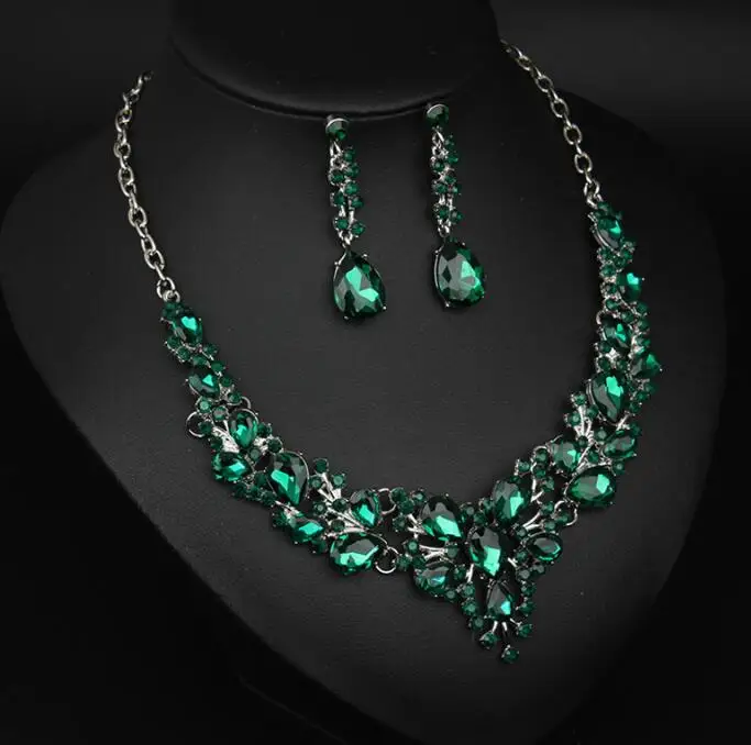 crystal jewelry sets