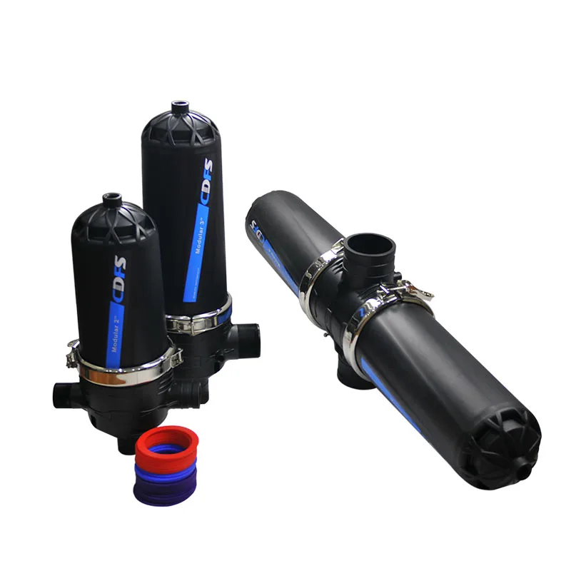Disc filter with flanges end for irrigation system 120 mesh 4 inch manual