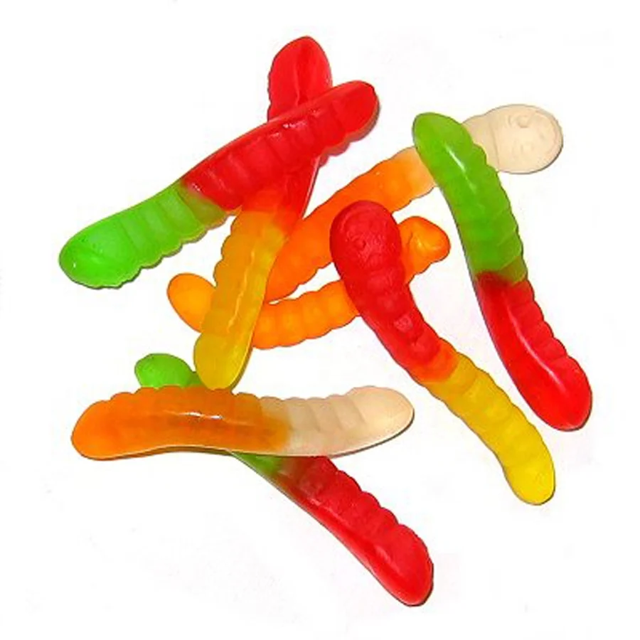 Halal Bulk Candy Gummy Colourful Worms
