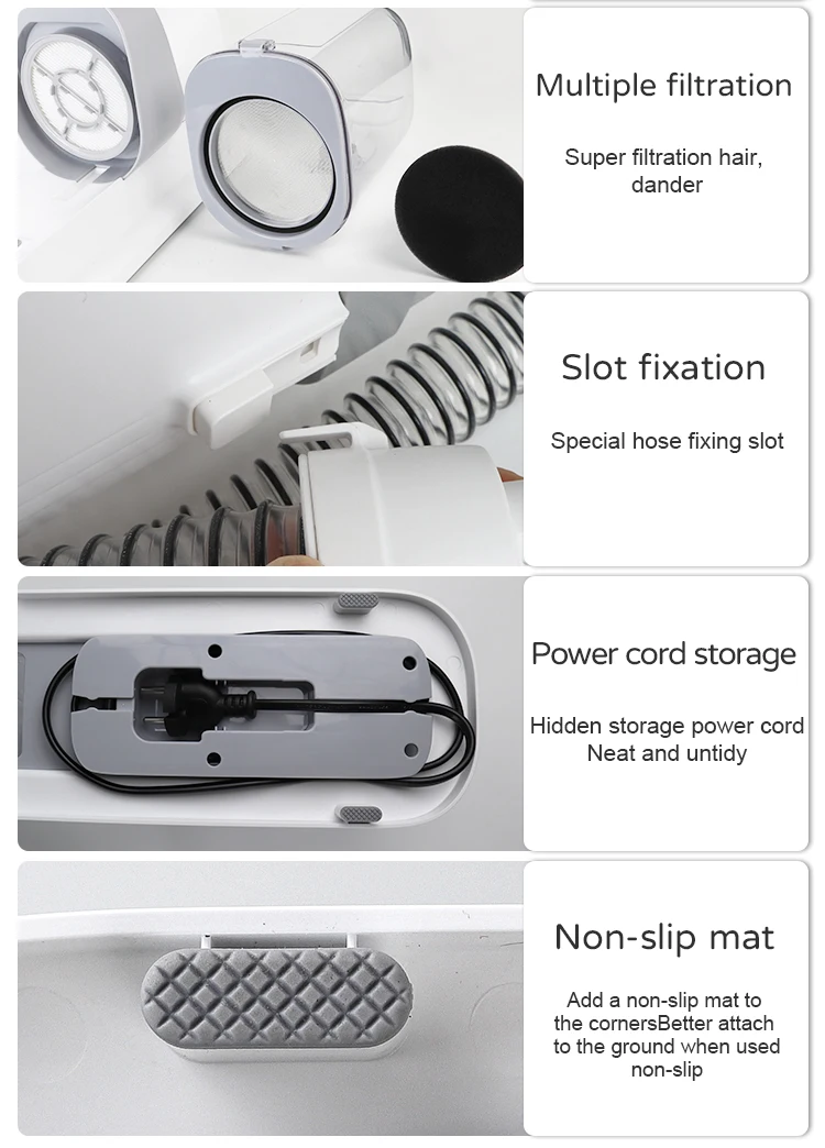 MRY Manufacture Electric Pet Hair Shaver Set Dog Hair Remover Machine Pet Trimmer Brush Cat Grooming Vacuum Cleaner Kit for Pet