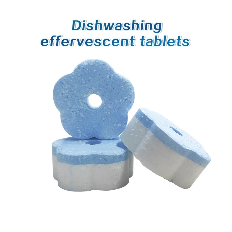 Household Solid Dishwashing Tablet Dishwashing Effervescent Cleaner Block