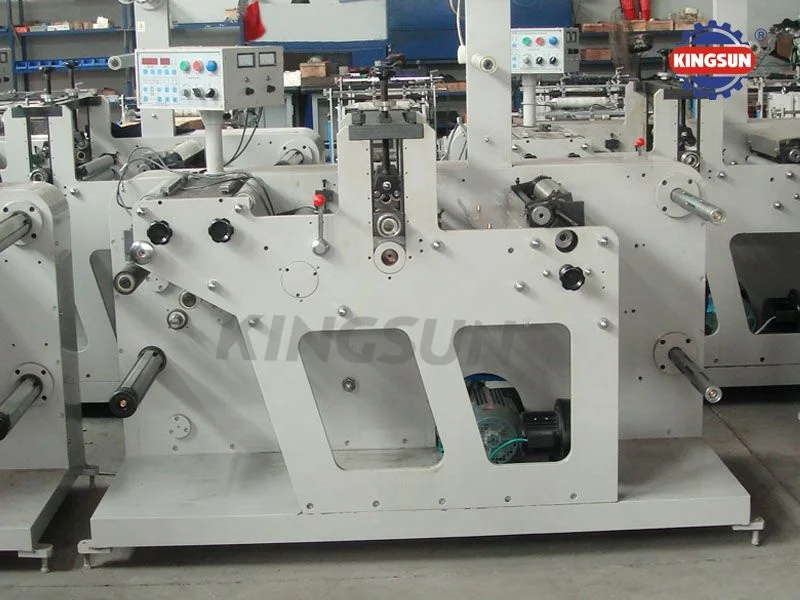 DK-320G Model Label Slitter Rewinder Machine with Rotary Die Cutting