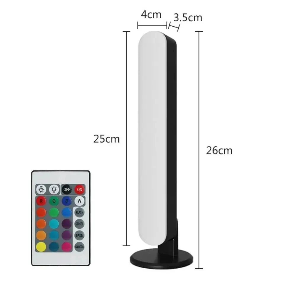 Music Sync Bars RGB Atmosphere Lamp With Remote Control For Gaming TV Bedroom Decoration Desktop Lamp LED Night Light