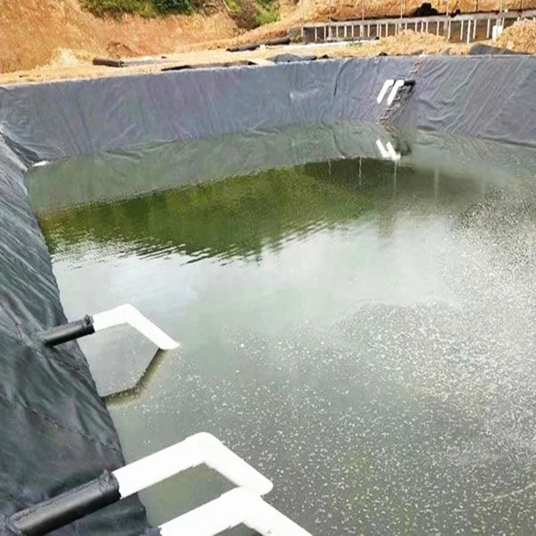 Hdpe Гидроизоляционные Пластиковые геомембраны лист для аквакультуры пруда
