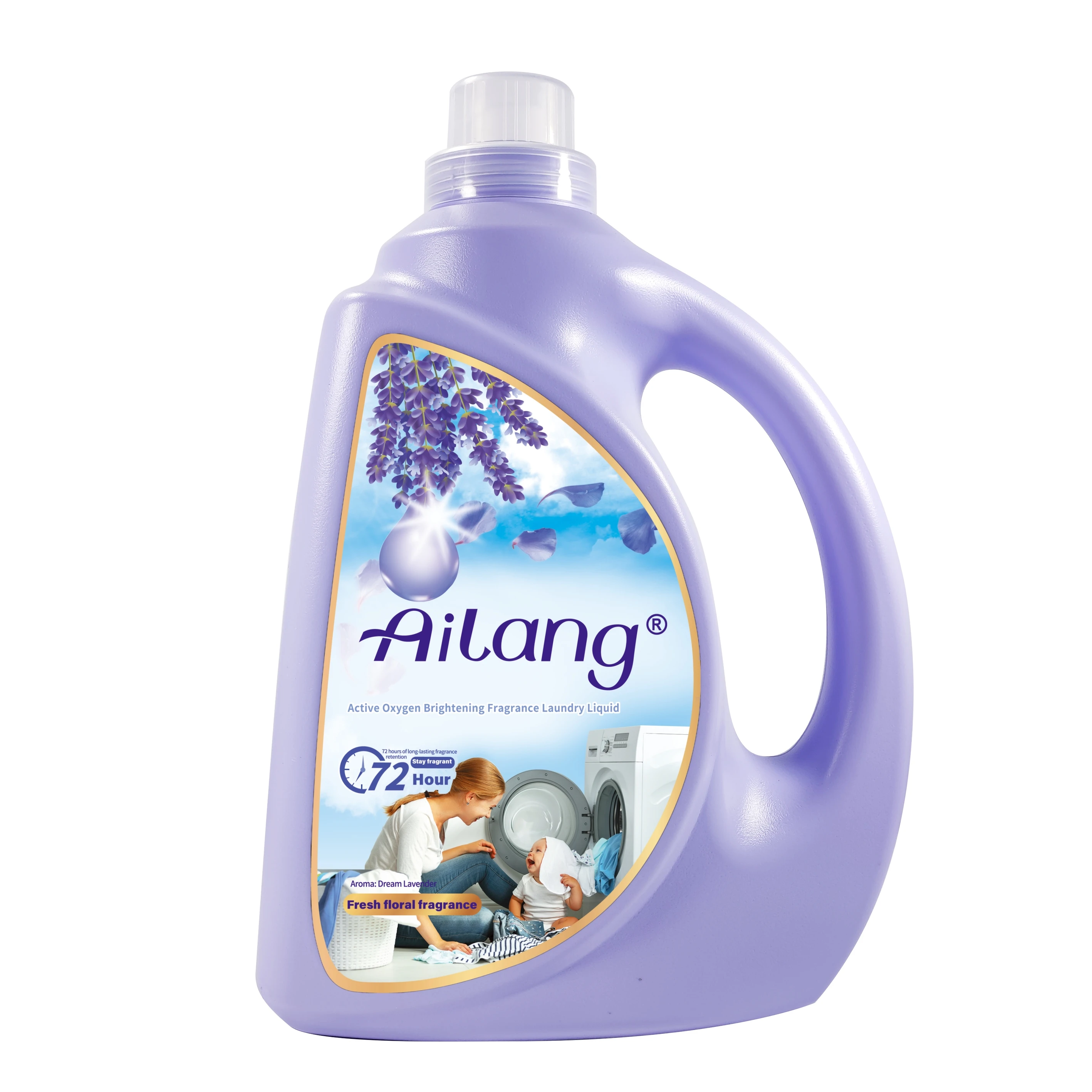 Wholesale High Quality Lemon and Floral Fragrant Liquid Washing Detergent OEM Cheap Soft Cleaners