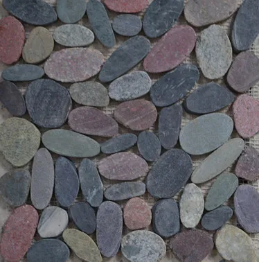 Colorful Natural Pebble Stone Pavers 30x30cm pebbles wholesale Suitable for Stepping road Outdoor Patios and Gardens Walkways