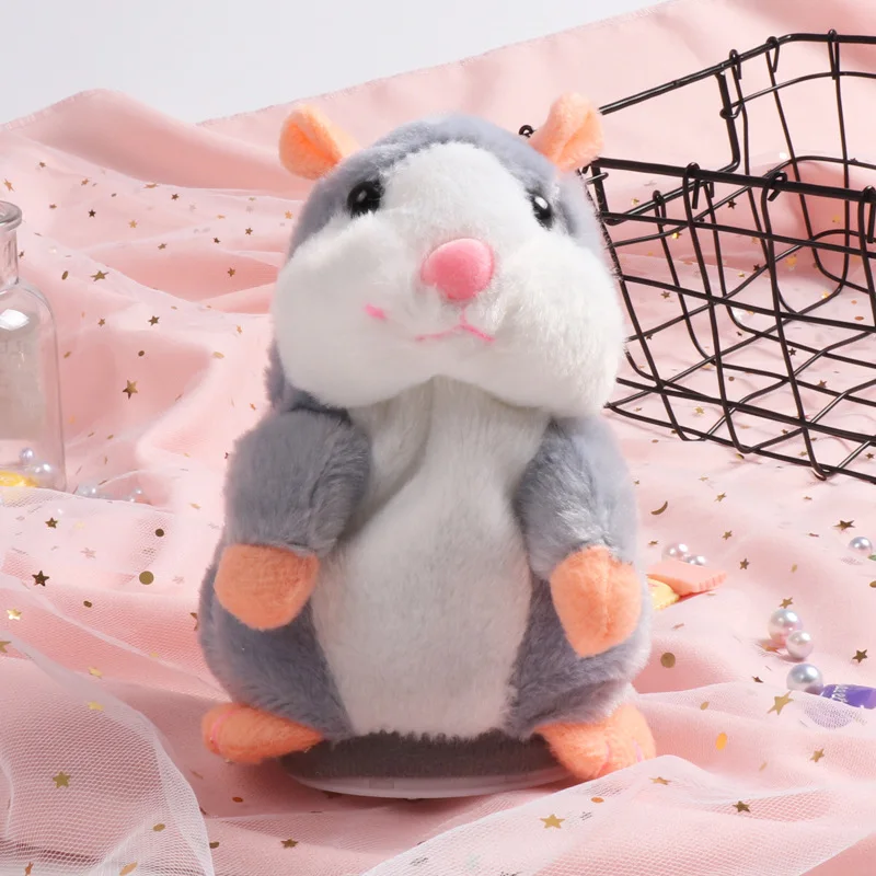 New Design funny baby plush toy repeat talking hamster